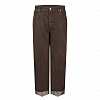 Брюки из блестящего денима BRUNELLO CUCINELLI